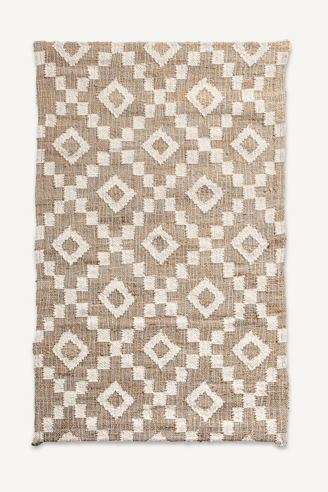Geometric Pattern Jute Wall Decor | Vical Home Sami | Oroa.com