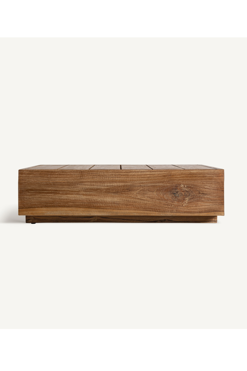 Square Slatted Teak Coffee Table | Vical Home Trena | Oroa.com