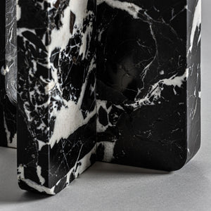   White Cotton Marble Table Lamp | Oroa.com