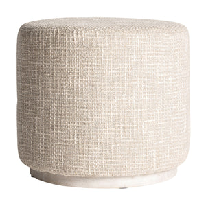   Modern European furniture - Beige Cotton Ottoman - www.oroa.com | Oroa.com