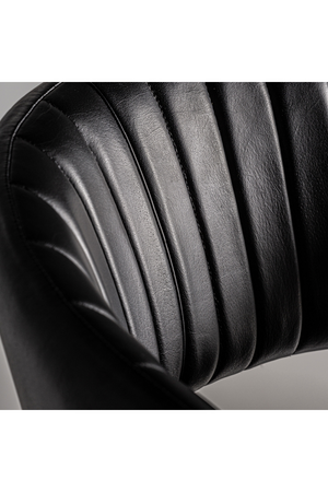 Black Leather Dining Chair (2) | Vical Home Jarpen | Oroa.com