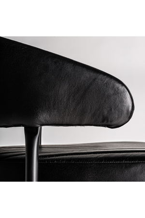 Black Leather Dining Chair (2) | Vical Home Jarpen | Oroa.com