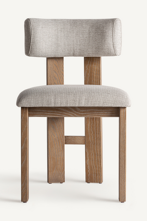 White Padded Dining Chair (2) | Vical Home Oris | Oroa.com