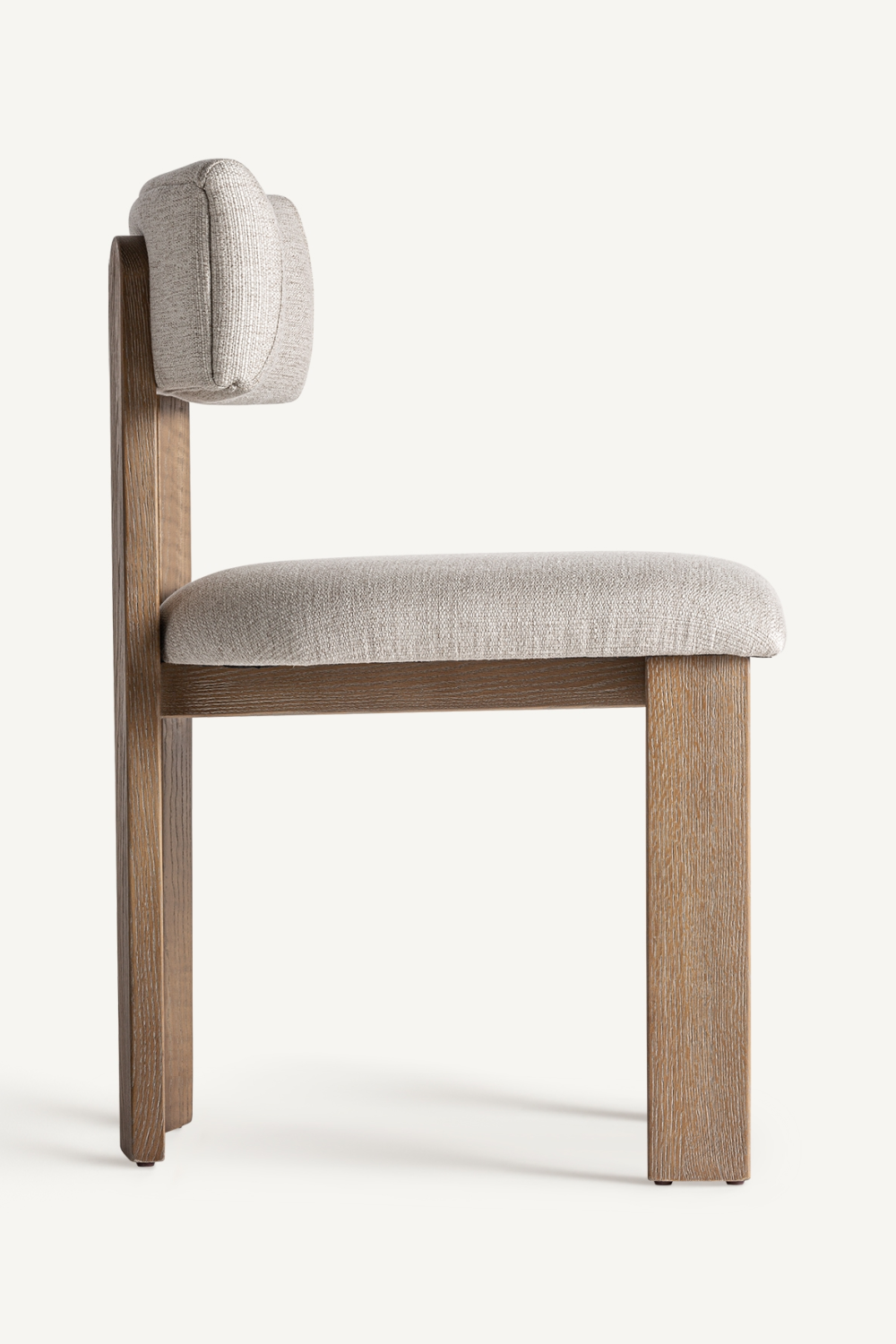 White Padded Dining Chair (2) | Vical Home Oris | Oroa.com