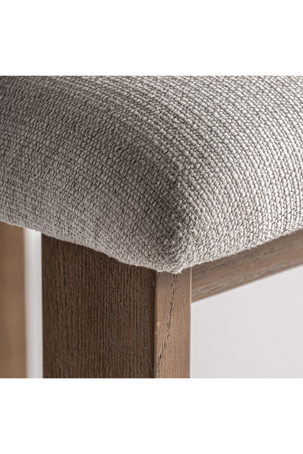 White Padded Dining Chair (2) | Vical Home Oris | Oroa.com