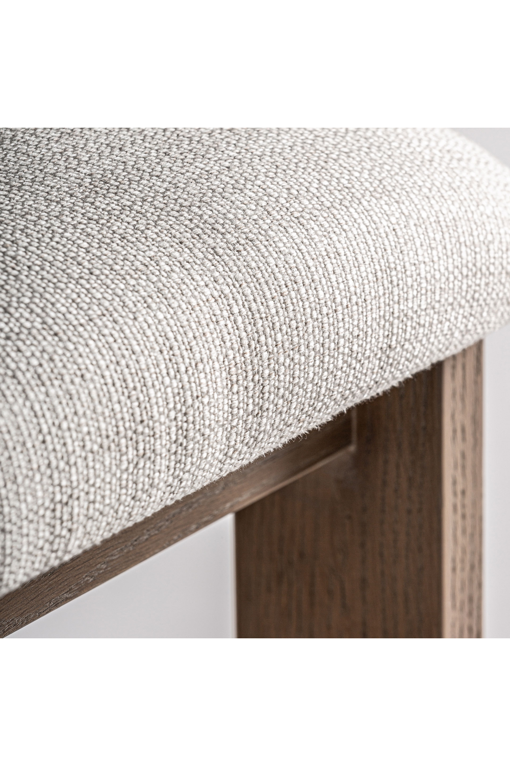 White Padded Dining Chair (2) | Vical Home Oris | Oroa.com