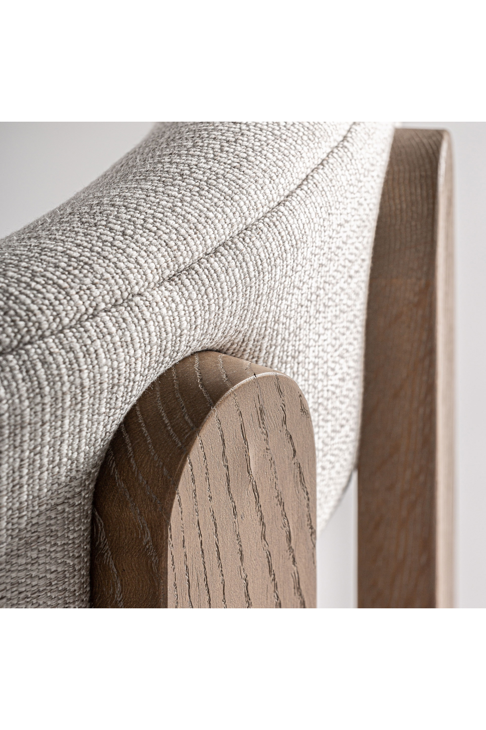 White Padded Dining Chair (2) | Vical Home Oris | Oroa.com