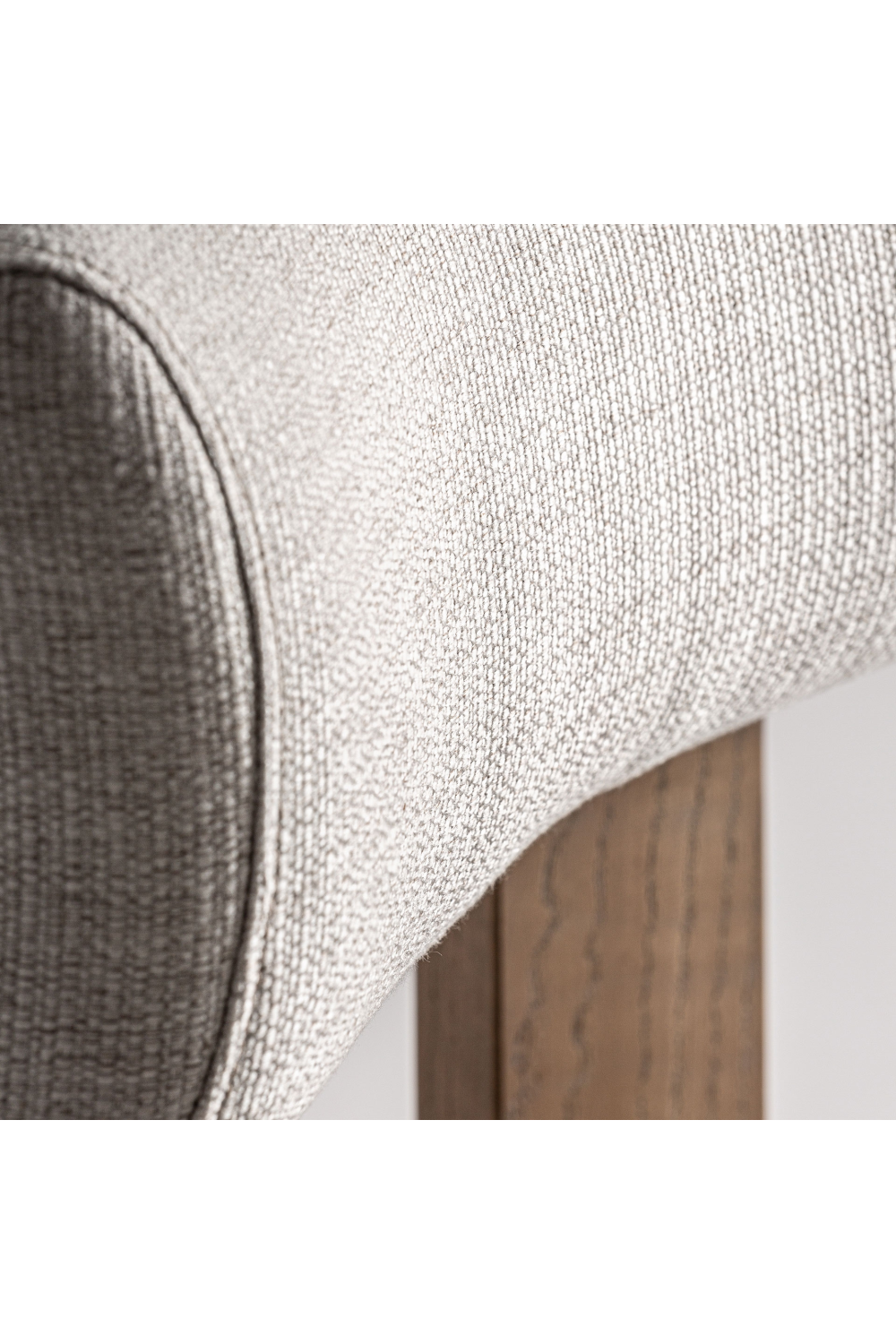 White Padded Dining Chair (2) | Vical Home Oris | Oroa.com