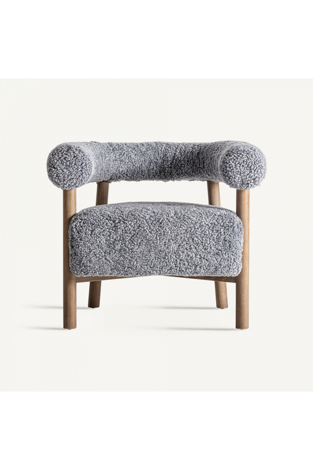 Gray Upholstered Armchair | Vical Home Allitz  | Oroatrade.com