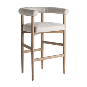   Modern European furniture - Curved Ash Wood Counter Stool - www.oroa.com | Oroa.com