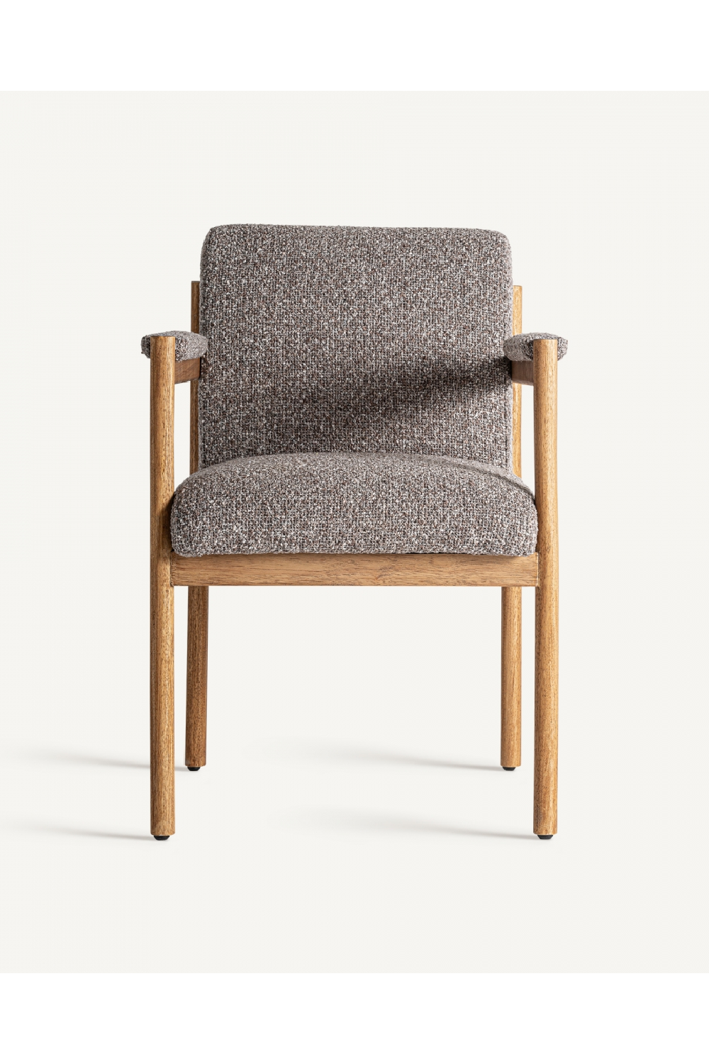 Gray Padded Accent Armchair | Vical Home Bezier | Oroatrade.com