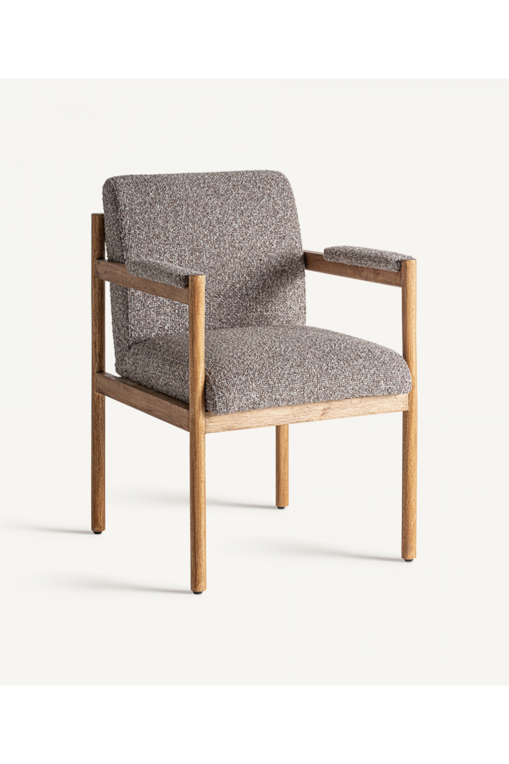 Gray Padded Accent Armchair | Vical Home Bezier | Oroatrade.com