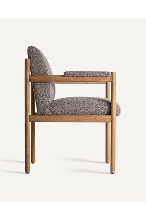 Gray Padded Accent Armchair | Vical Home Bezier | Oroa.com
