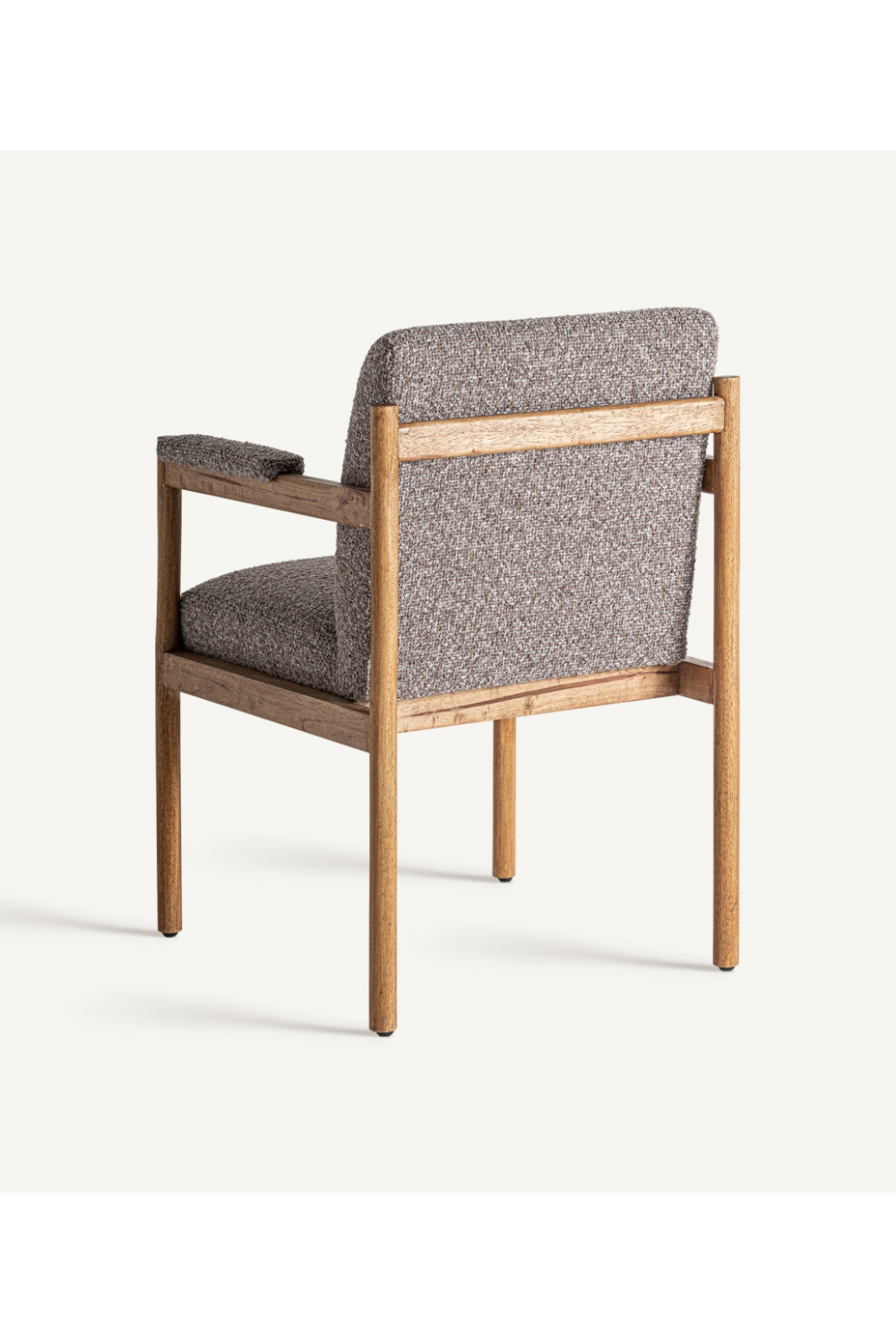 Gray Padded Accent Armchair | Vical Home Bezier | Oroatrade.com