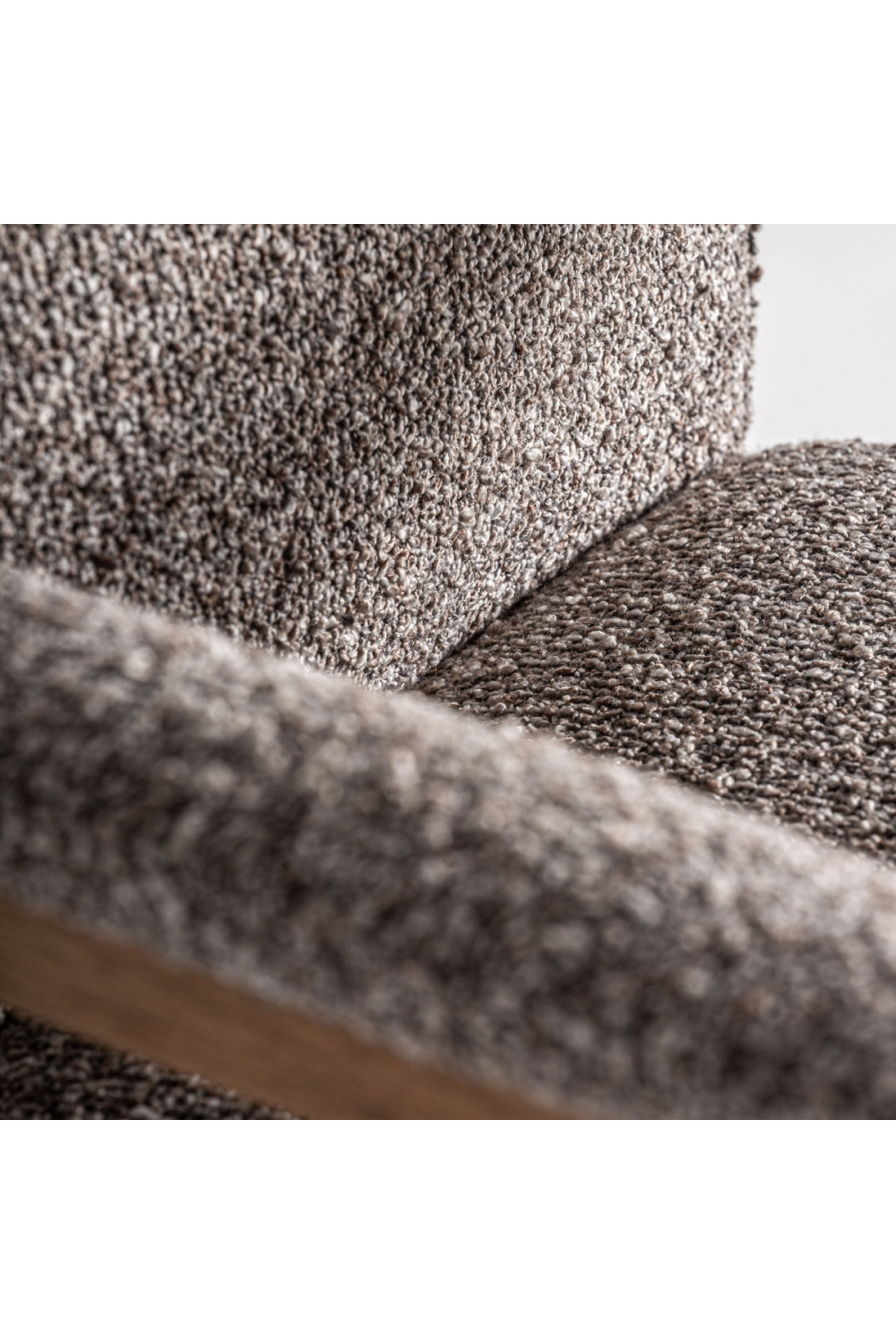 Gray Padded Accent Armchair | Vical Home Bezier | Oroa.com