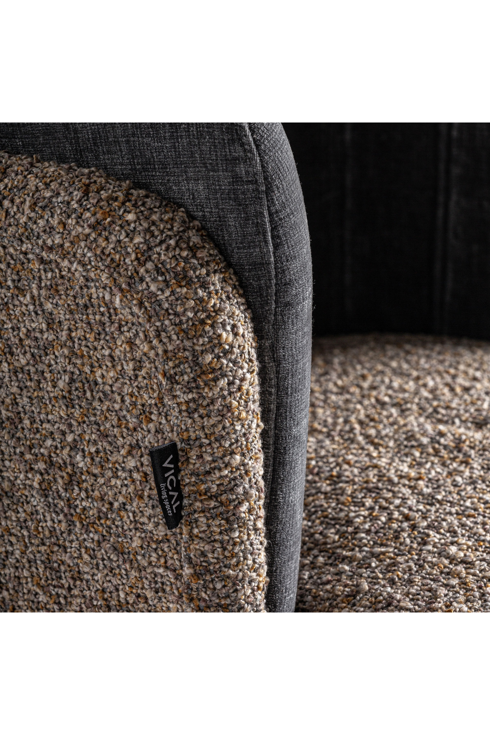 Velvet Backrest Accent Chair | Vical Home Meda | Oroa.com