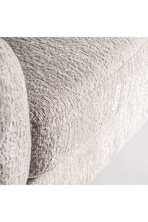 White Velvet Chunky Armchair | Vical Home Elise | Oroa.com