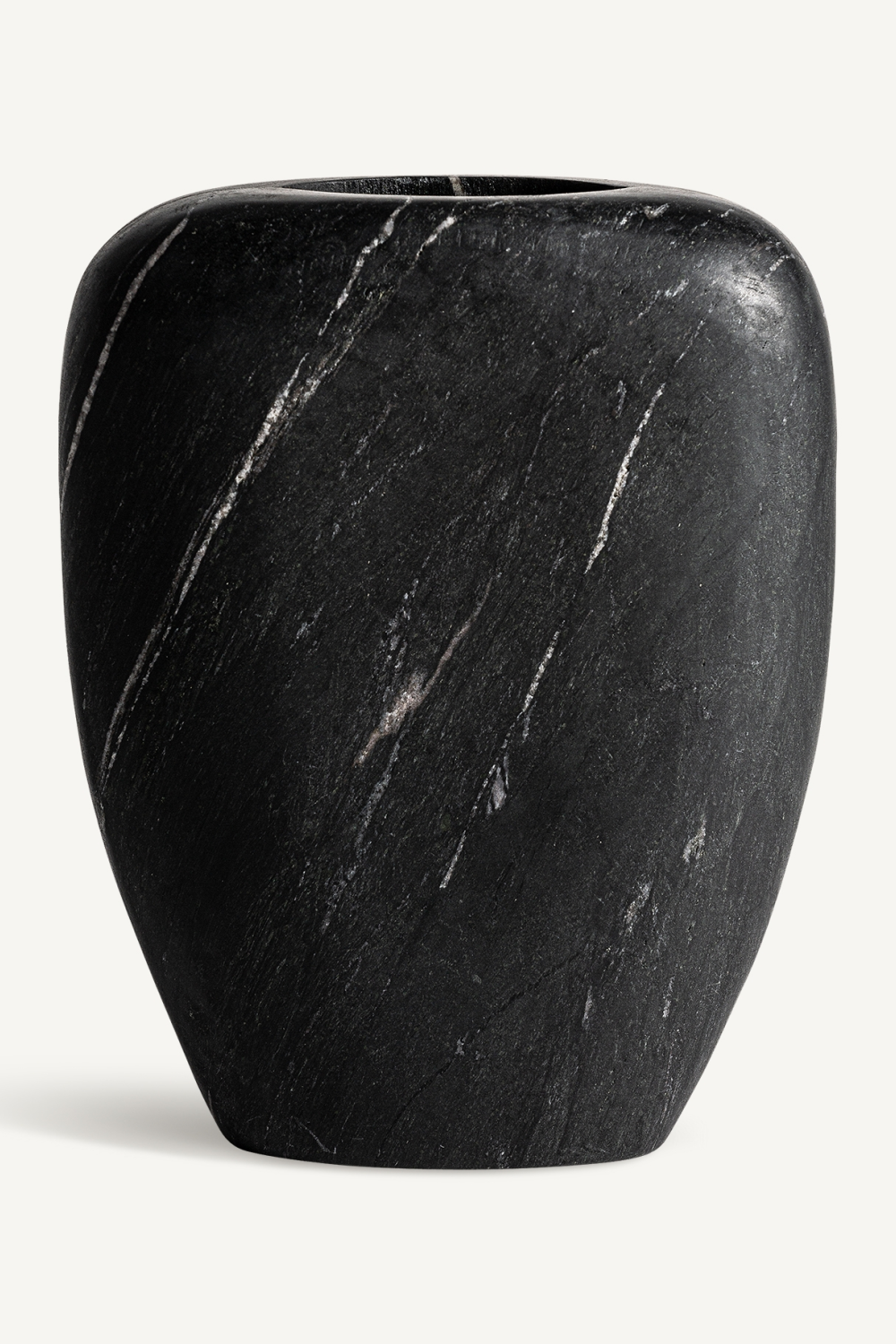 Black Marble Vase M | Vical Home Levi | Oroa.com