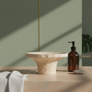   Beige Marble Decorative Tray | Oroa.com