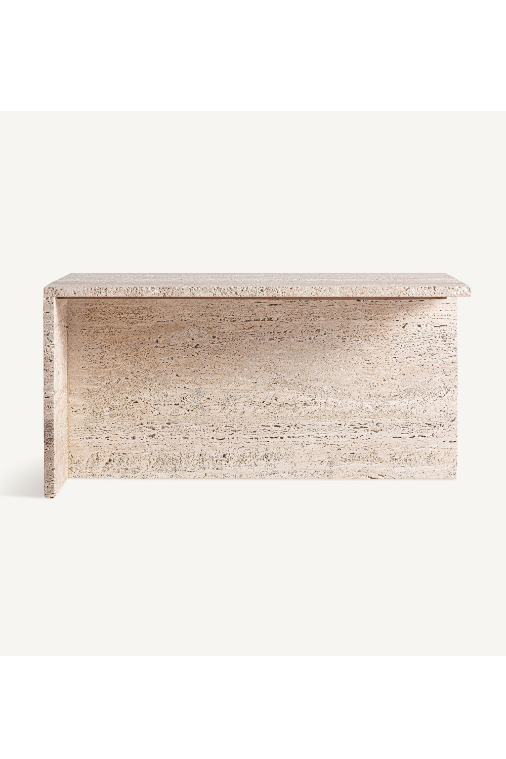 Beige Travertine Coffee Table | Vical Home Theuville | Oroa.com