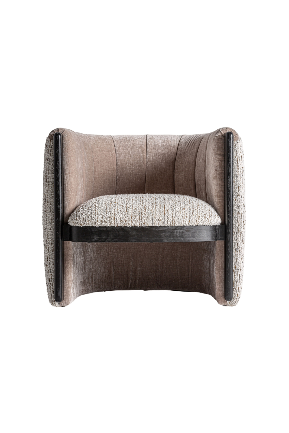 Taupe Round Back Armchair | Vical Home Erbach | Oroa.com