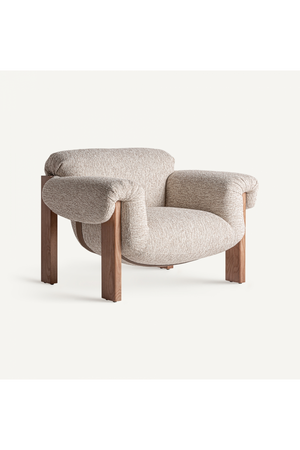 Pine Framed Upholstered Armchair | Vical Home Uznach | Oroa.com