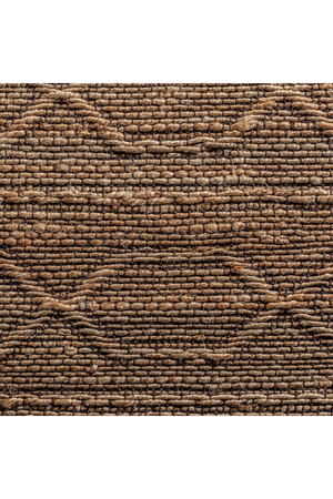 Hexagonal Chain Jute Carpet 11' x 8' | Vical Home Tudia | Oroa.com