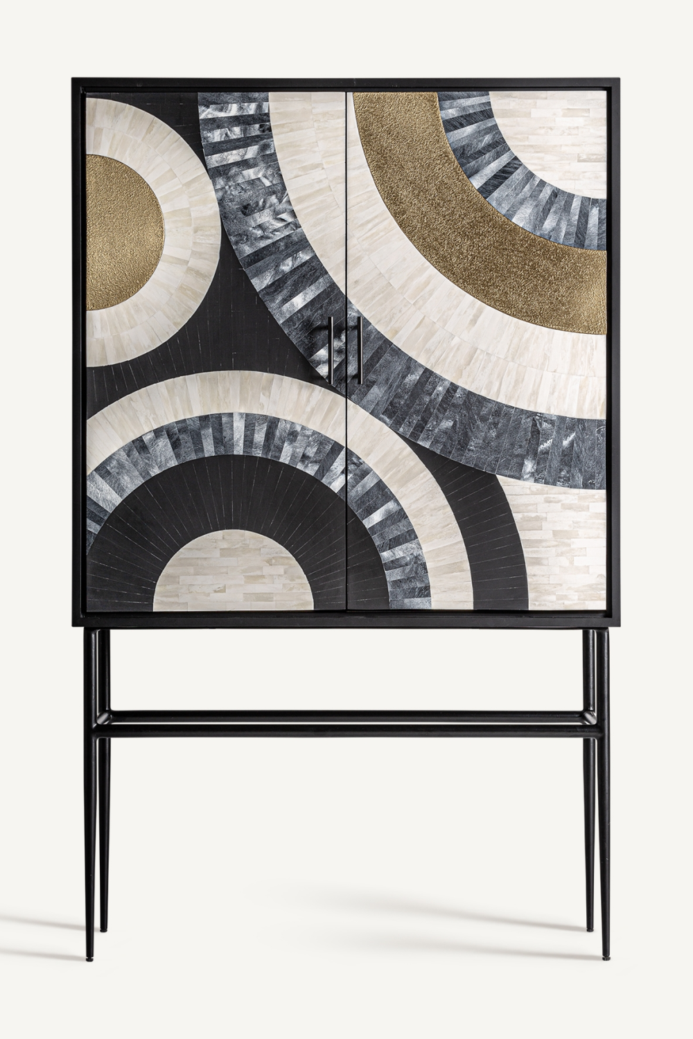 Patterned 2-Door Cabinet | Vical Home Daru | Oroa.com