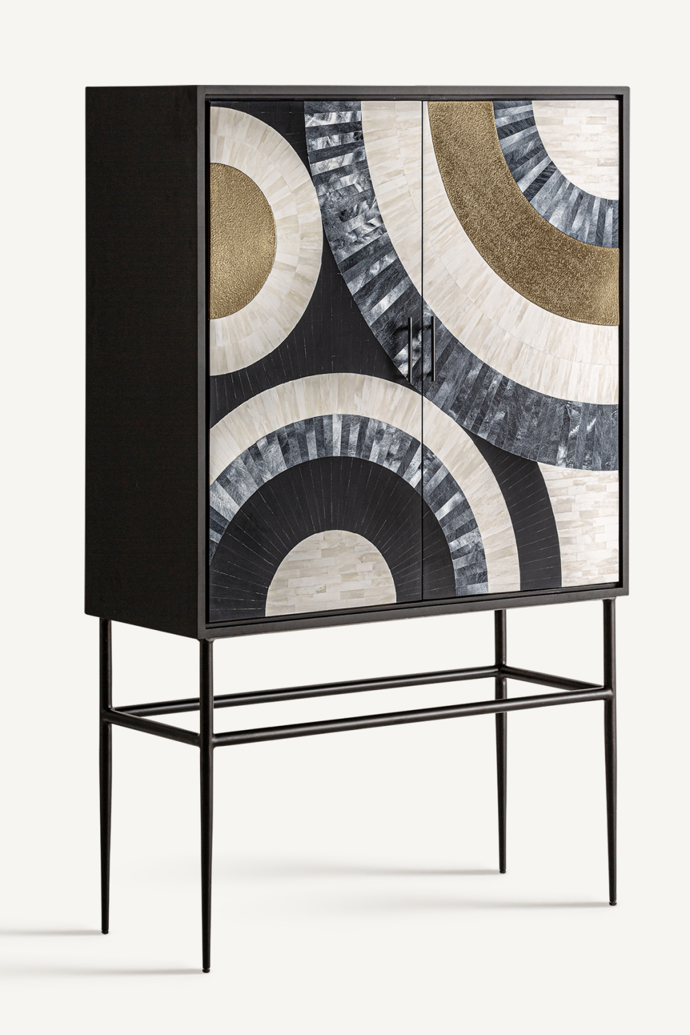 Patterned 2-Door Cabinet | Vical Home Daru | Oroa.com