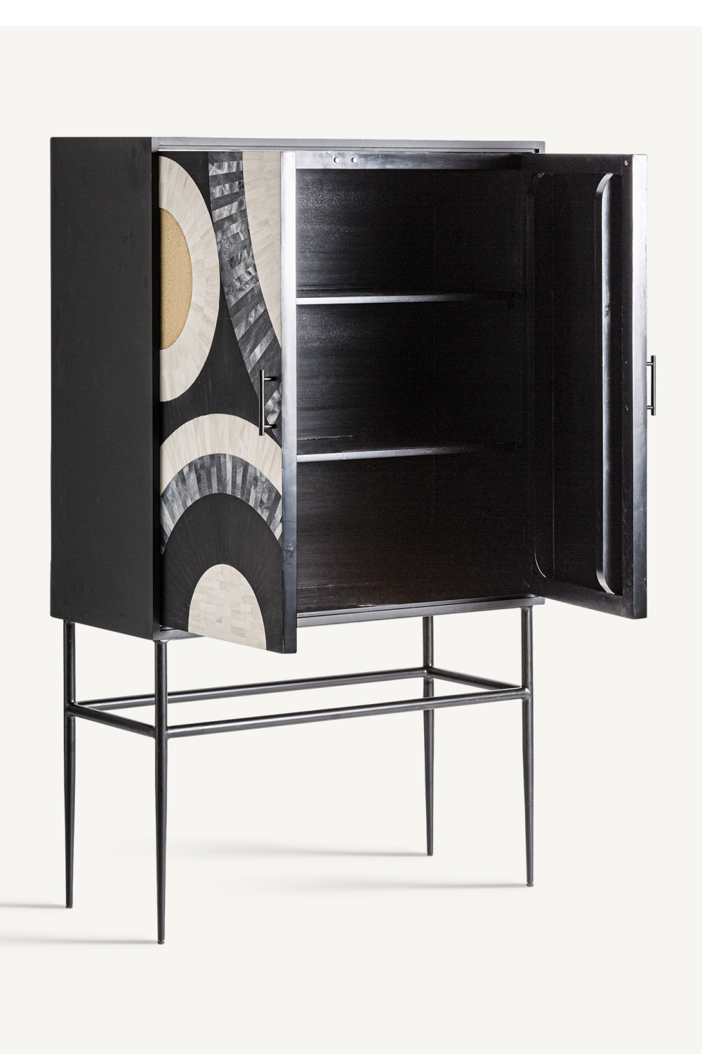 Patterned 2-Door Cabinet | Vical Home Daru | Oroa.com