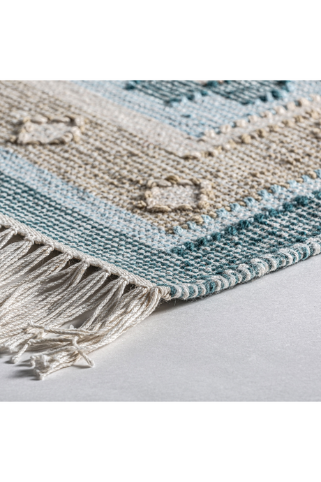 Blue Patterned Area Rug 11' x 8' | Vical Home Elisea | Oroa.com