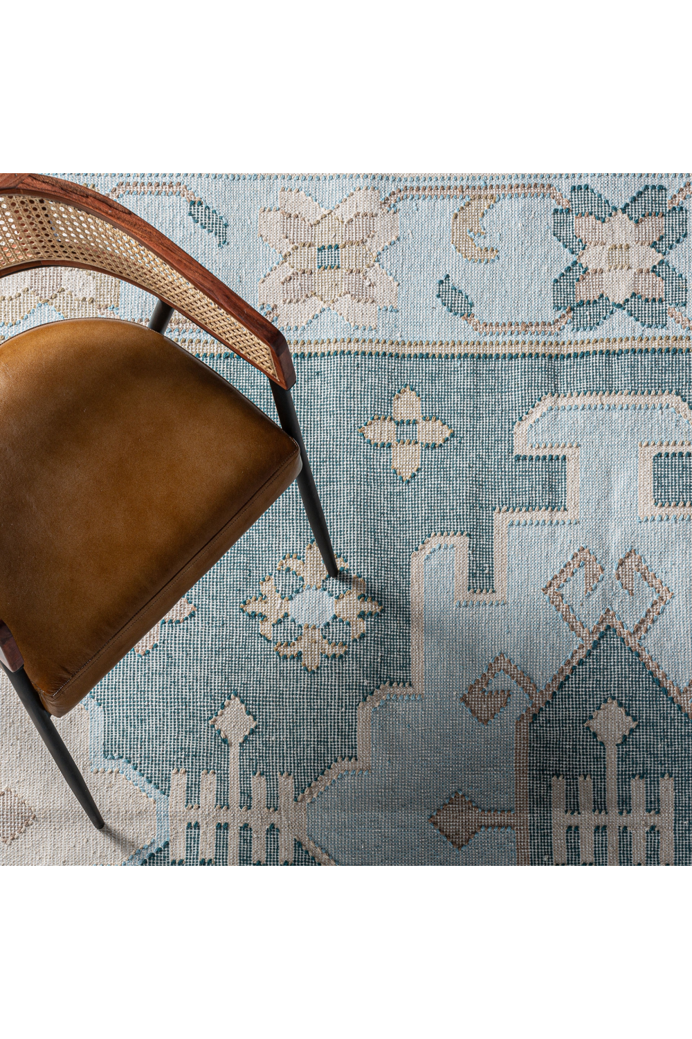 Blue Patterned Area Rug 11' x 8' | Vical Home Elisea | Oroa.com