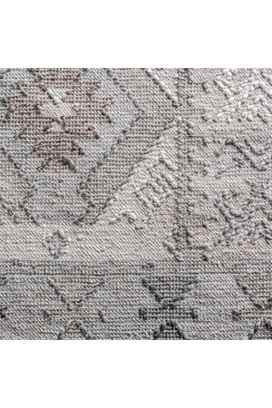 Gray Fringed Pattern Rug 11' x 8' | Vical Home Cashae | Oroa.com