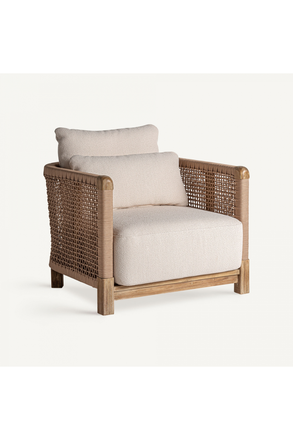 Braided Rope Lounge Armchair | Vical Home Trena | Oroatrade.com