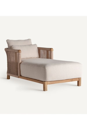 Rope Back Outdoor Chaise Longue | Vical Home Trena | Oroa.com