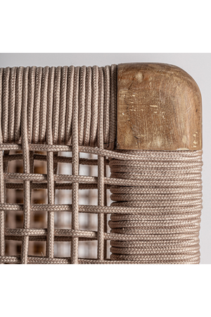 Rope Back Outdoor Chaise Longue | Vical Home Trena | Oroa.com