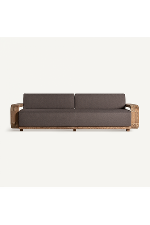 Teak Curved Outdoor Sofa | Vical Home Corba | Oroa.com