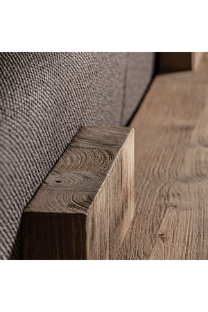 Teak Curved Outdoor Sofa | Vical Home Corba | Oroa.com