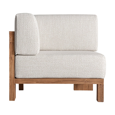   Modern furniture - Teak Framed Gray Sofa - www.oroa.com | Oroa.com