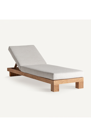 Teak Wood Outdoor Deck Chair | Vical Home Testa | Oroa.com