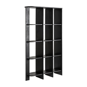   Modern European furniture - Black Mango Wood Shelf M - www.oroa.com | Oroa.com