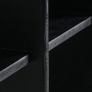   Modern European furniture - Black Mango Wood Shelf M - www.oroa.com | Oroa.com
