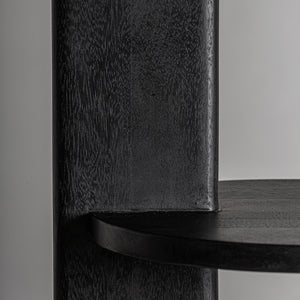   Modern European furniture - Black Mango Wood Shelf M - www.oroa.com | Oroa.com