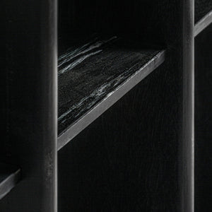   Modern European furniture - Black Mango Wood Shelf M - www.oroa.com | Oroa.com