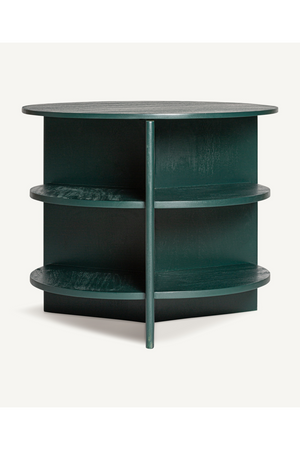   Green Wooden Shelf Side Table | Oroa.com
