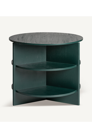   Green Wooden Shelf Side Table | Oroa.com