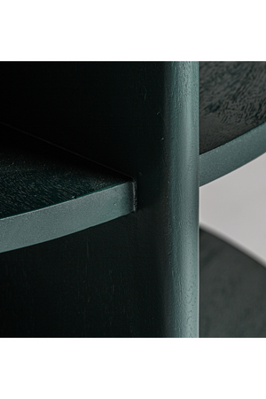   Green Wooden Shelf Side Table | Oroa.com