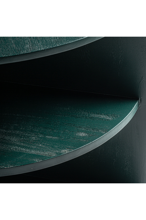   Green Wooden Shelf Side Table | Oroa.com