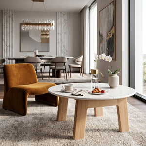   Modern furniture - White Marble Round Dining Table - www.oroa.com | Oroa.com