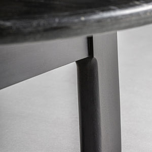   Modern European furniture - Black Oak Round Coffee Table - www.oroa.com | Oroa.com